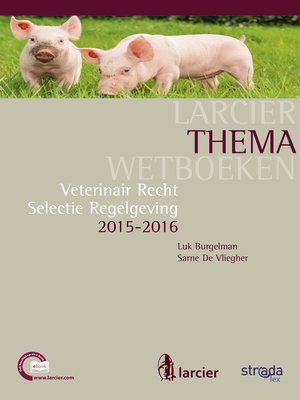 cover image of Veterinair recht 2015